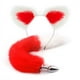 thumbnail image 1 of Sexy Fox Tail Anal Plug Cute Cat Ears Headbands Set Nipple Clip Neck Collar Metal Butt Plug Couple Cosplay For Adult Sex Toys, 1 of 3