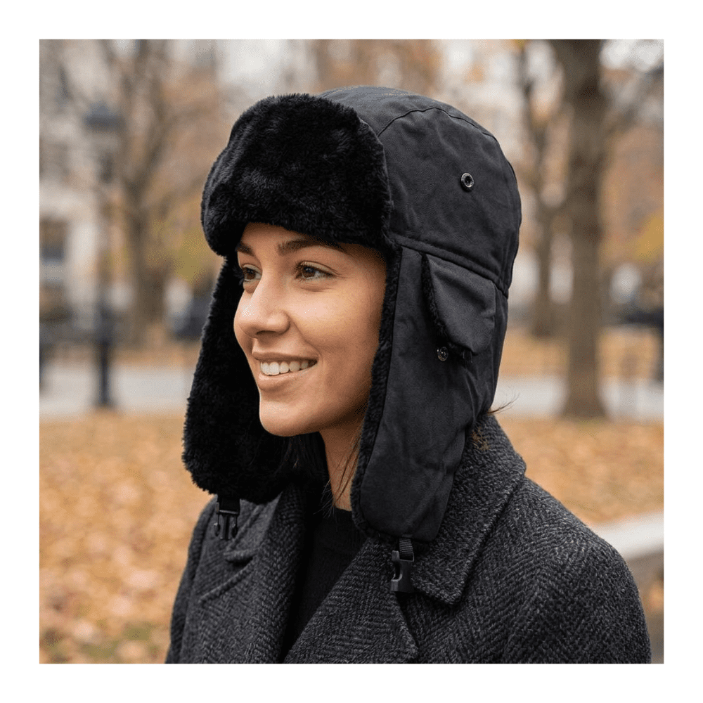 Genérico - Gorro Ruso Unisex Cálido De Lona Invierno Modo Aviador
