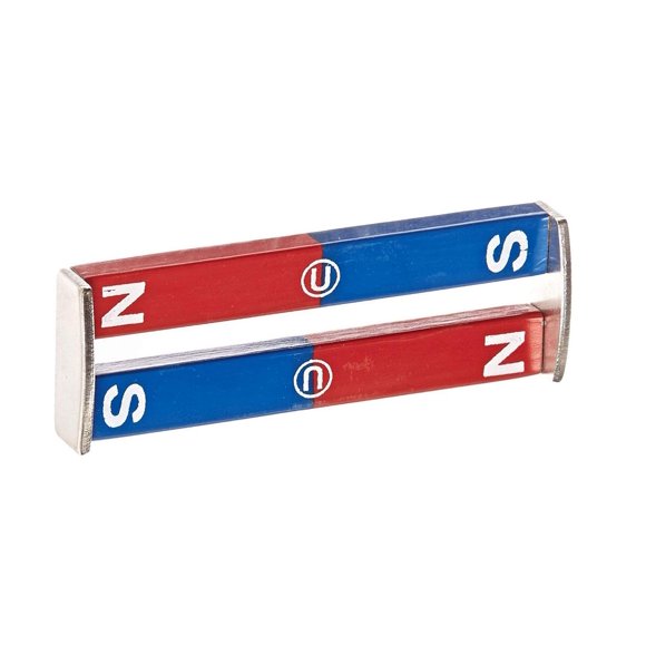 Imanes de barra United Scientific 7,6 cm azul/rojo (par)