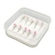thumbnail image 5 of 10x Señuelos de pesca con mosca cebos de pesca de Metal con caja de almacenamiento cebos artificiales con ganchos para lubina, trucha, salmón aparejos, 5 of 5