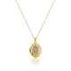thumbnail image 1 of Medallón Collar Brilliance 14K Baño Oro Plata 925 18 in, 1 of 3