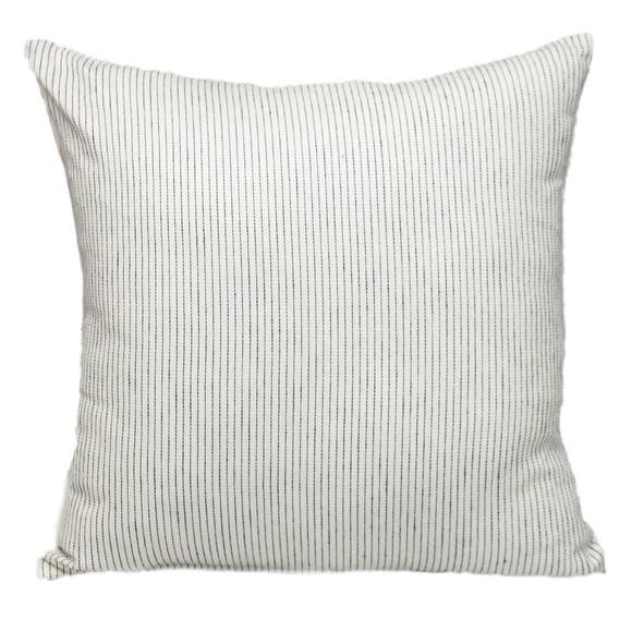 Almohada Parkland Collection Transitional Rayas Blancas 50x50 cm