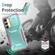 thumbnail image 5 of Funda Resistente para Samsung Galaxy A25 5G con Tapa Deslizante y Protección Militar Verde, 5 of 6