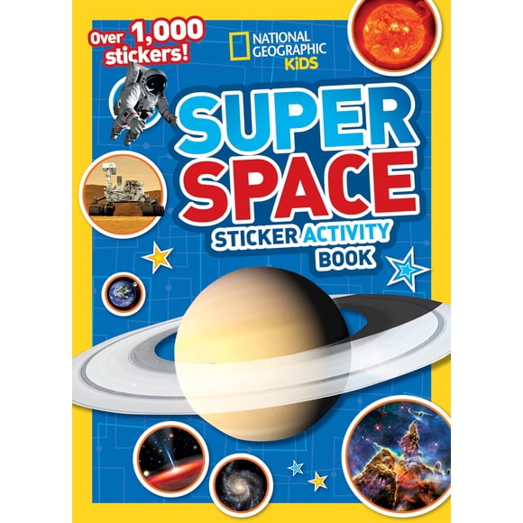Libro de actividades con pegatinas National Geographic Kids Super Space