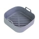 thumbnail image 4 of Freidora De Aire Olla De Silicona Bandeja Para Hornear Duradera Revestimiento De Freidora De Aire De Silicona Para Horno Sarga Gris, 4 of 5