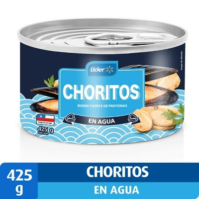 Choritos Agua Lata Drenado 213 G - Neto 425 G Lider