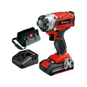 Kit Atornillador De Impacto Inalámbrico Einhell Te-Ci 18/1 Li Rojo