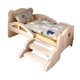 thumbnail image 1 of Minicama De Mu?eca De Madera 1:12, Juguete De Simulación Para Decoración De Casa De Mu?ecas, Regalo De Vacaciones Para Ni?as, Juego De Cama De Conejito, 1 of 5