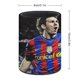 thumbnail image 2 of Lionel Messi-theme Cylinder Pen Holder Pencil Organizer with Flannel Lining PVC Leather Material Cardboard Base for study work 10*8CM, 2 of 6