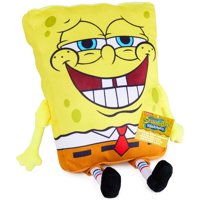 Almohada De Peluche Get Trend Bob Esponja 35X28 Cm Amarilla