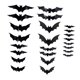 thumbnail image 1 of Murciélagos - Decoración De Pared Para Halloween, Suministros Para Fiestas, Festivales, Cocinas, Puertas, 24 Unidades, 1 of 5
