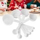 thumbnail image 2 of Juego de 10 cucharas medidoras para cocina, color blanco, 2 of 8