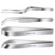 thumbnail image 1 of Pinzas para espinas de pescado, set de 4 piezas, acero inoxidable 430, 1 of 3