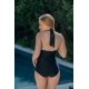 thumbnail image 3 of Traje de baño reductor negro Talla XL, 3 of 10