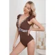 thumbnail image 2 of Traje De Baño Mujer Algodon Acanalado Una Pieza Animal Print 8406, 2 of 3
