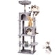 thumbnail image 1 of Cat Tree VEVOR de 63 pulgadas con 2 condominios para gatos, rascador, 1 of 9