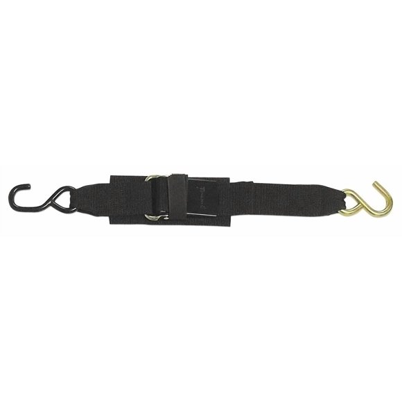 Hebilla Transom Tie-Down Boatbuckle Kwik-Lok de 2 pulgadas x 4 pies, negra