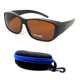 thumbnail image 1 of Gafas De Sol Polarizadas Azul Corte Fit Over Sobre Lentes, 1 of 5