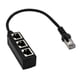 thumbnail image 2 of 1 A 3 Ethernet LAN Cable De Red Divisor Adaptador Extensor De 3 Vías Negro, 2 of 3