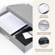 thumbnail image 4 of Caja de almacenamiento Bigso Box 43 × 31 × 8 cm gris de fibrocartón, 4 of 7