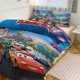 thumbnail image 1 of Cars Lightning McQueen Print Bedding Set Pattern Duvet Cove Set 3 Pieces 1 Quilt Cover And 2 Pillowcases for Women Men Teens, 1 of 5
