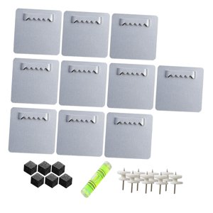 Bothyi - Juego De Perchas Para Cuadros, Soporte De Hardware, Soporte Para Accesorios Profesionales, 10 Uds.