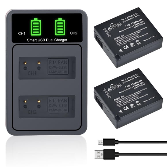 Batería Y Cargador Para Panasonic Lumix Dmc Gx7 Dc Gx9 Dmc Gx85