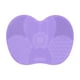 thumbnail image 4 of Almohadilla Limpiadora De Brochas De Maquillaje, Alfombrilla Depuradora Con Forma De Manzana Para Brocha De Sombra De Ojos, Púrpura De Viaje, 4 of 5