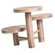 thumbnail image 1 of Soporte De Madera Para Maceta, Estante Redondo De Flores De 3 Pisos Para Mesa, Escritorio De Oficina, 1 of 5