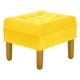 thumbnail image 4 of Sofa Retro 3c + 2 Pouf Felpa 01 Amarillo, 4 of 6