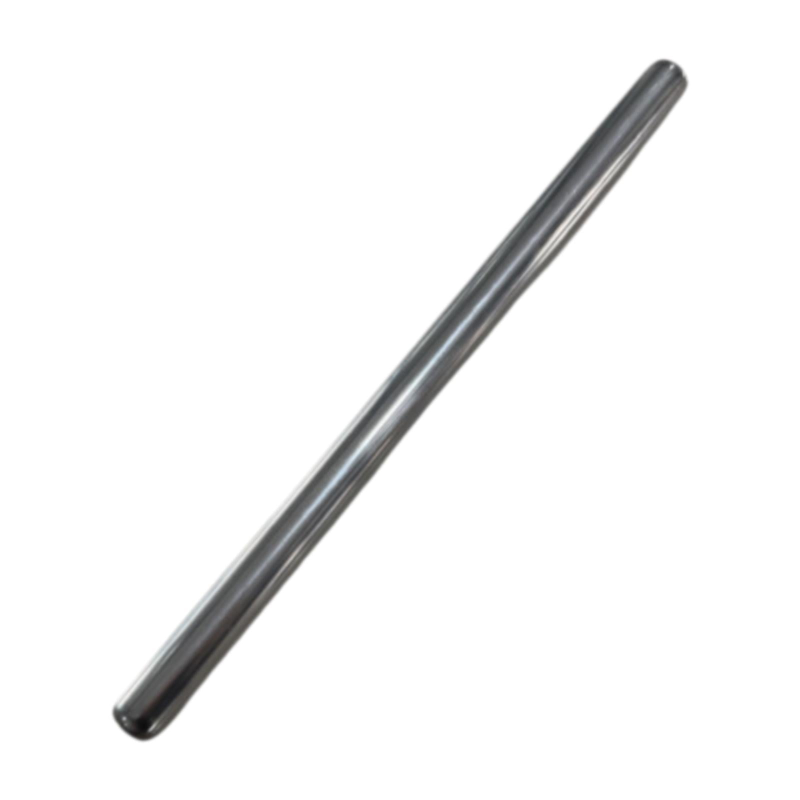 Bothyi - Rodillo De Amasar De Acero Inoxidable, De Metal, Liso, Para Pizza, Tartas, Galletas, Fondant, Longitud 39 Cm