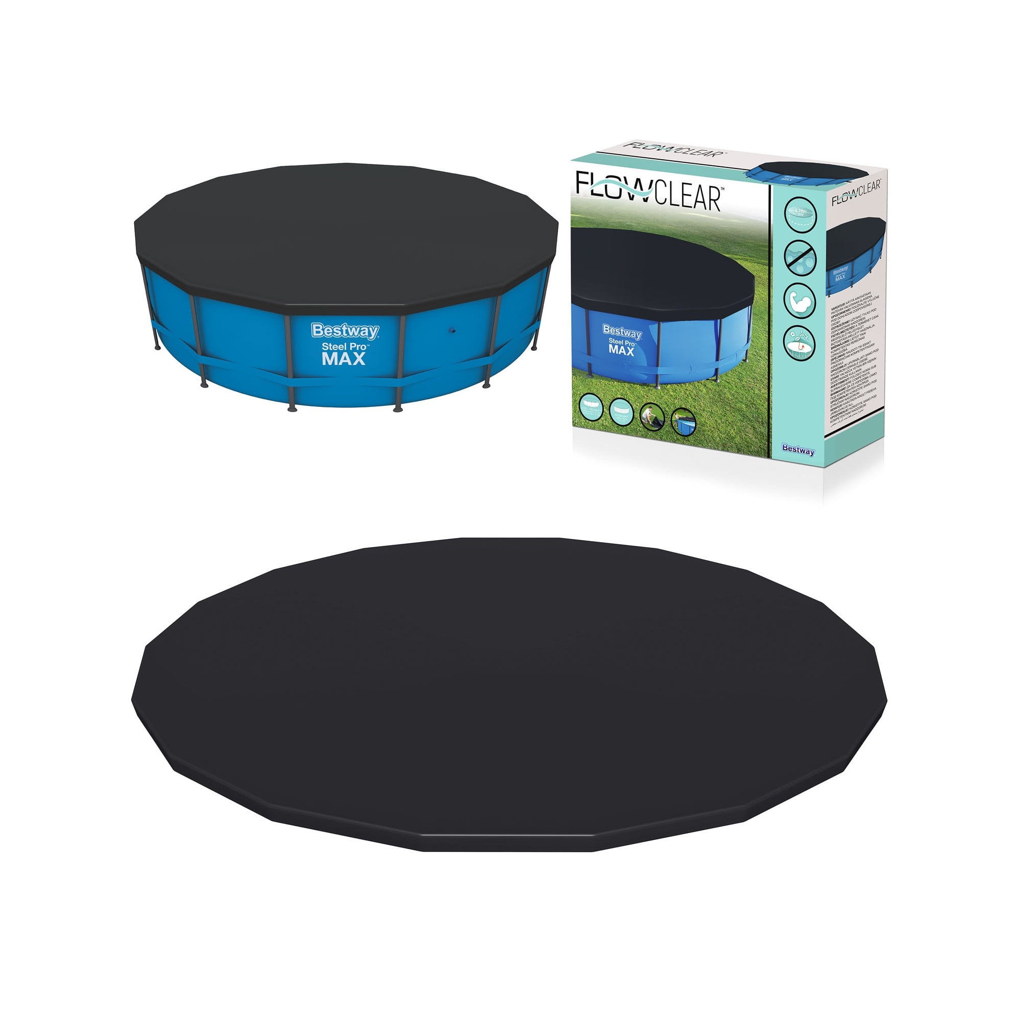 Bestway - Cubierta Besway Piscina Redonda 4.57m