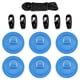 thumbnail image 2 of Anillos en D de material acero inoxidable Parches Kayak Elástico Cuerda elástica Ganchos Paddleboard PVC Inflable Barco Paddle Board Canoa Cubierta Kit de Azul, 2 of 5