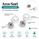 thumbnail image 2 of Aros abridores Suri con perla 5mm, 2 of 3