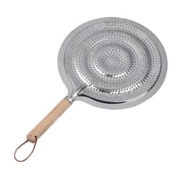 Bothyi - Almohadilla Aislante Para Difusor De Calor De 21 Cm, Placa De Cocina Plateada Para Utensilios De Cocina