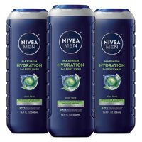 Gel De Baño Nivea Men Maximum Hydration 500 Ml Hombre Paquete De 3