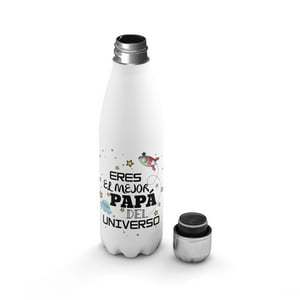 Creango - Botella Agua Termica Dia Del Padre 8 De Acero Inoxidable