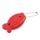 thumbnail image 3 of forma de pescado doble diamante hockey sobre hielo sacapuntas de patinaje mantenimiento herramienta rojo, 3 of 5
