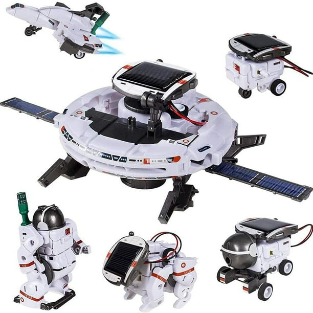 6-in-1 STEM Solar Robot Kit Toys Gifts For Kids 8 9 10 11 12 13 Years Old, Educational Building Science Experiment Set Birthday For Kids Boys Girls