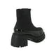 thumbnail image 2 of Botin Mujer Negro Plataforma Eva Detogni, 2 of 4