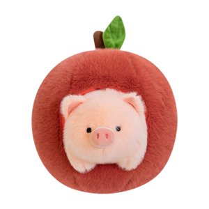 Magideal - Cerdo Naranja De Peluche, Muñeco Suave, Ligero, Para Decoración De Habitación, Muñeco De Peluche, Juguetes De Peluche Para Dormitorio De Niños, Niñas 36 Cm