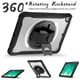 thumbnail image 4 of Funda para iPad BRAECNstock 9.7" negra con correa y soporte giratorio, 4 of 7