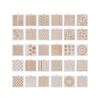 Magideal - 30 Plantillas Para Manualidades, Juego De Plantillas De Pintura, Plantillas De Dibujo De Patrón De Patas De Mascotas, Plantilla De Pintura Para Pintar