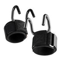 Magideal - 2 Ganchos Para Levantamiento De Pesas, Correas De Muñeca Para Hombres Y Mujeres, Correas De Peso Muerto, Ganchos De Soporte De Muñeca Para Gimnasio En