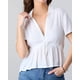 thumbnail image 2 of Blusa Mujer Escote V Crep Blanco Polemic, 2 of 3