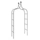 thumbnail image 3 of Juego de 2 enrejados Garden Arch VidaXL, acero negro, 120 x 38 x 260 cm, 3 of 8
