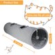 thumbnail image 4 of Pet Tunnel Terunat Gamuza gris 130 cm x 30 cm para gatos de interior, 4 of 6