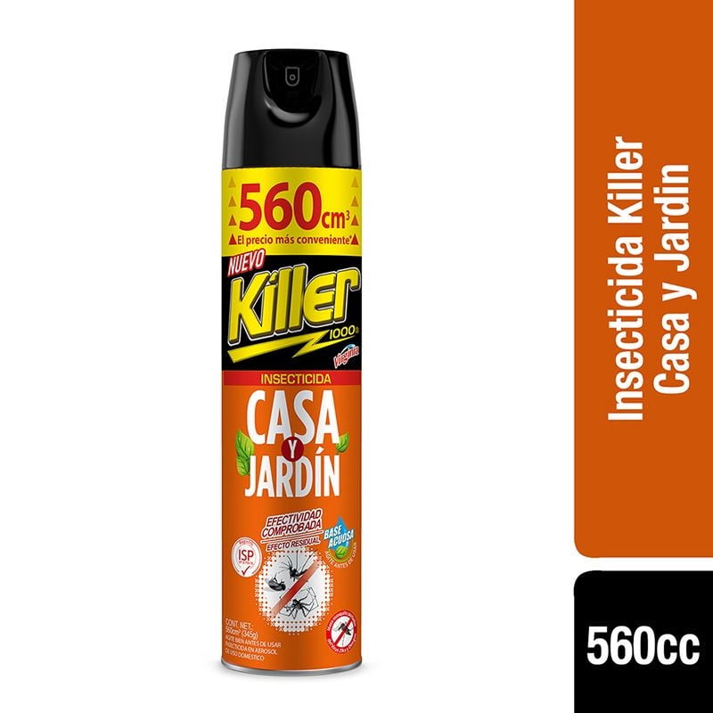 Insecticida Aerosol Casa Y Jardín 560 cc Killer