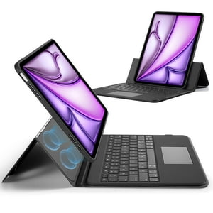 Funda Con Teclado Esr Para Ipad Air De 13 Pulgadas Con Panel Táctil, Color Negro