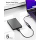 thumbnail image 2 of Adaptador USB‑C a USB‑A ALOGIC de 15 cm gris espacial, 2 of 7